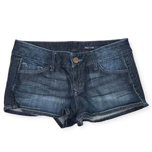 Black Orchid Dark Wash Blue Denim Shorts‎ Women's Size 28